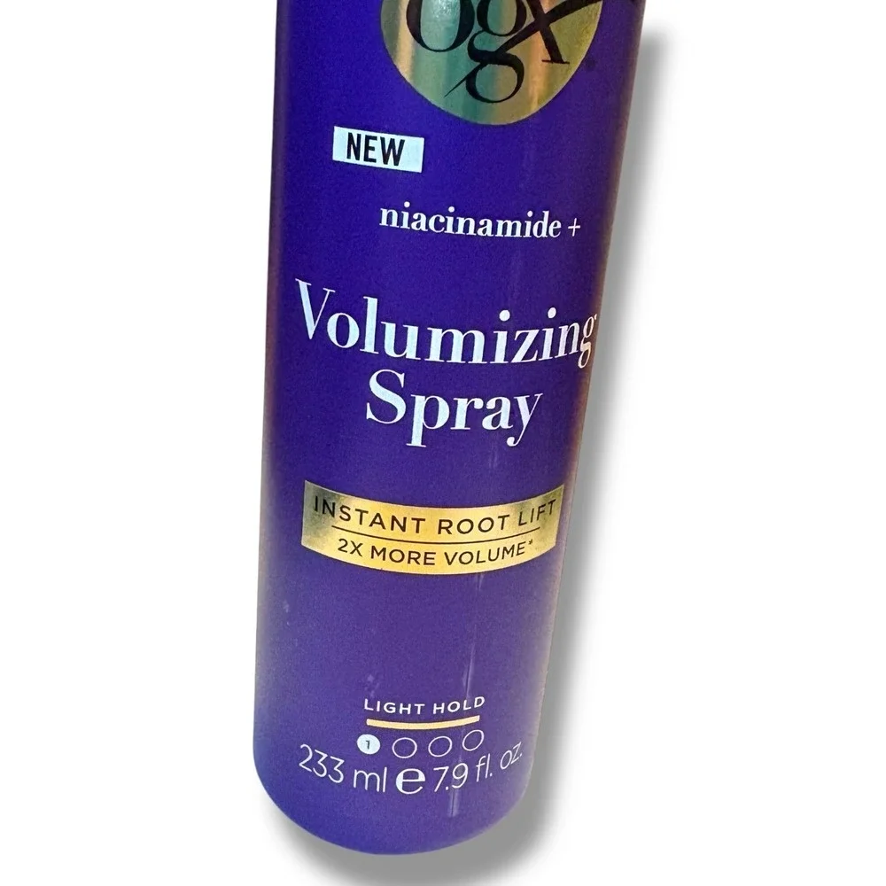 OGX Niacinamide Volumizing Spray Root Lift Light Hold 7.9 fl oz BUNDLE of‎ 2